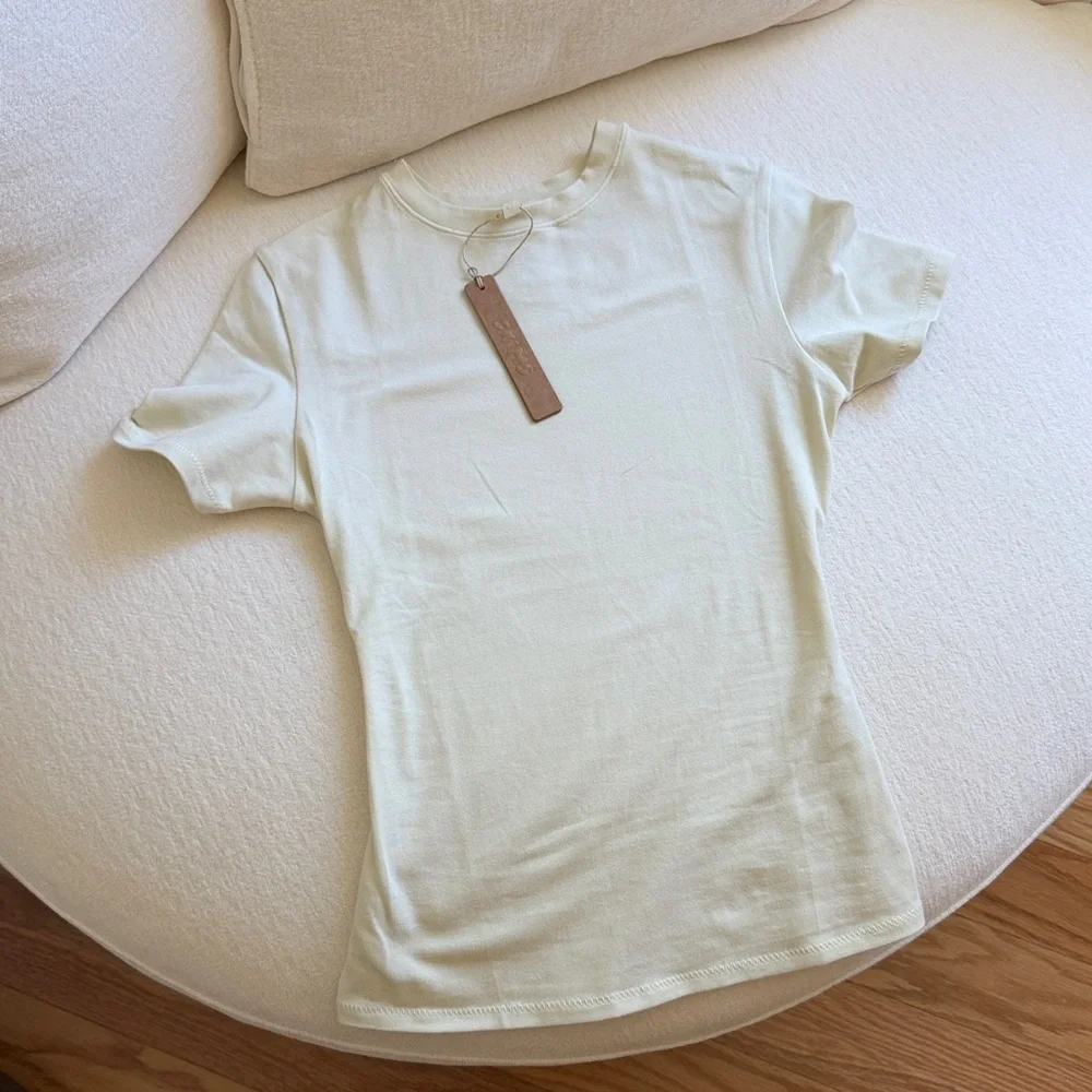 Skims COTTON JERSEY T-SHIRT Brand new with price tag - Picture 1 of 3